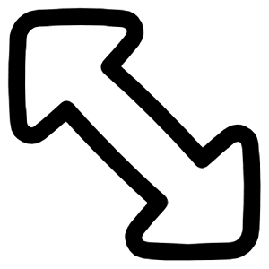 Arrow Diagonal 2 Icon from Plump Line - Free Set