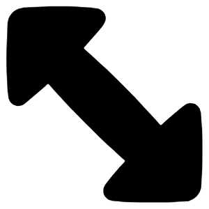 Arrow Diagonal 2 Icon from Plump Solid - Free Set