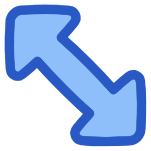 Arrow Diagonal 2 Icon from Plump Duo - Free Set