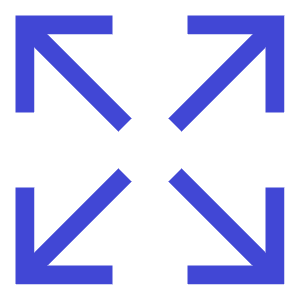 Arrow Expand Icon from Sharp Duo - Free Set