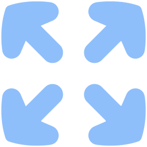 Arrow Expand Icon from Flex Flat - Free Set
