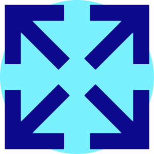 Arrow Expand Icon from Sharp Pop - Free Set