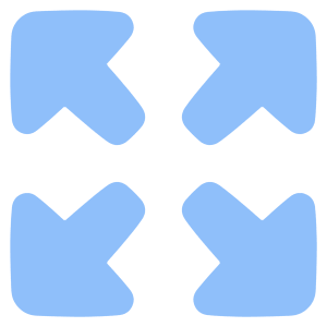 Arrow Expand Icon from Plump Flat - Free Set
