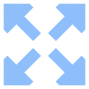Arrow Expand Icon from Sharp Flat - Free Set