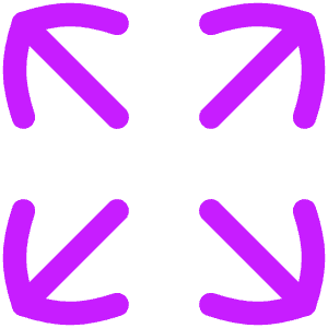 Arrow Expand Icon from Flex Neon - Free Set