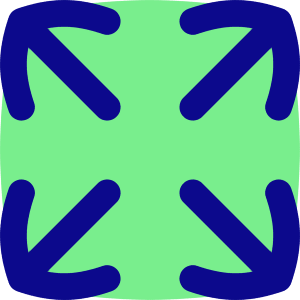 Arrow Expand Icon from Flex Pop - Free Set