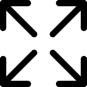 Arrow Expand Icon from Core Line - Free Set