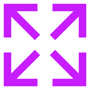 Arrow Expand Icon from Sharp Neon - Free Set