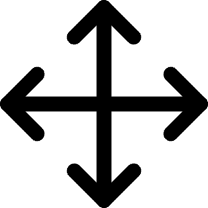 Arrow Move Icon from Core Line - Free Set