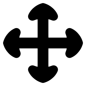 Arrow Move Icon from Flex Solid - Free Set