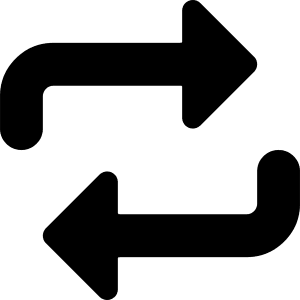 Arrow Reload Horizontal 1 Icon from Core Solid - Free Set
