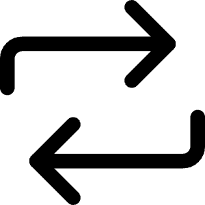Arrow Reload Horizontal 1 Icon from Core Line - Free Set