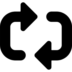 Arrow Reload Horizontal 2 Icon from Core Solid - Free Set