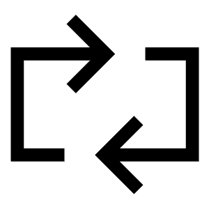 Arrow Reload Horizontal 2 Icon from Sharp Line - Free Set
