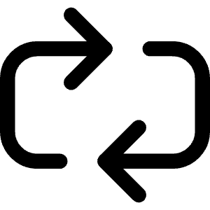 Arrow Reload Horizontal 2 Icon from Core Line - Free Set