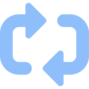 Arrow Reload Horizontal 2 Icon from Core Flat - Free Set