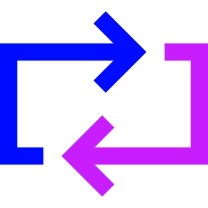 Arrow Reload Horizontal 2 Icon from Sharp Neon - Free Set