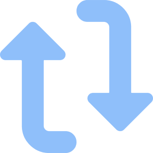 Arrow Reload Vertical 1 Icon from Core Flat - Free Set