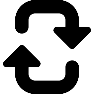 Arrow Reload Vertical 2 Icon from Core Solid - Free Set