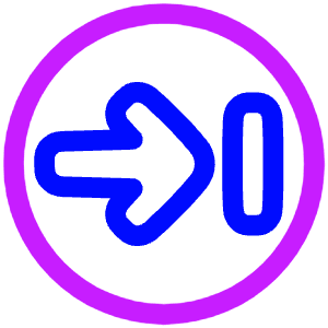 Arrow Right Circle 2 Icon from Plump Neon - Free Set
