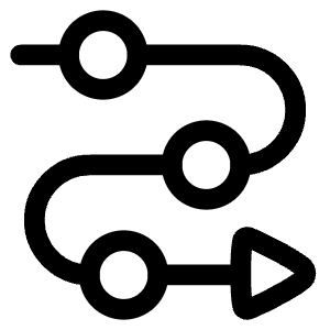 Arrow Roadmap Icon from Plump Line - Free Set