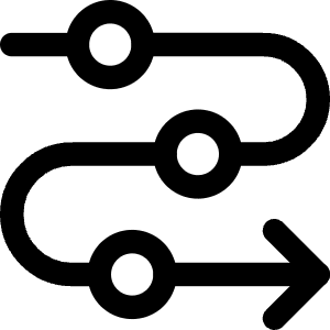 Arrow Roadmap Icon from Core Line - Free Set