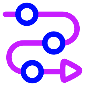 Arrow Roadmap Icon from Plump Neon - Free Set