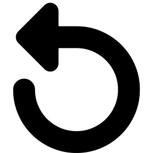 Arrow Round Left Icon from Core Solid - Free Set
