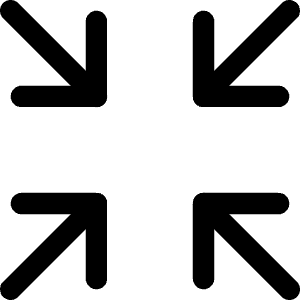 Arrow Shrink Icon from Core Line - Free Set