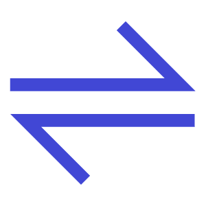 Arrow Transfer Horizontal Large 1 Icon from Sharp Duo - Free Set
