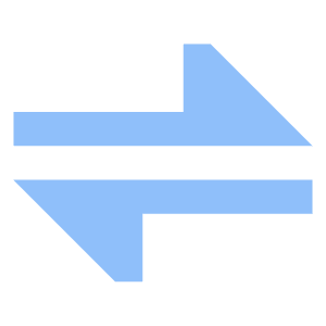 Arrow Transfer Horizontal Large 1 Icon from Sharp Flat - Free Set