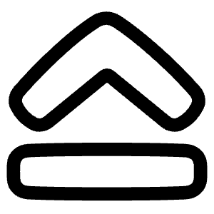Arrow Up 4 Icon from Plump Line - Free Set