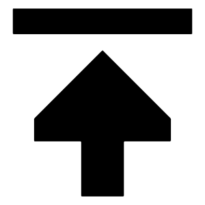 Arrow Up Large 2 Icon from Sharp Solid - Free Set