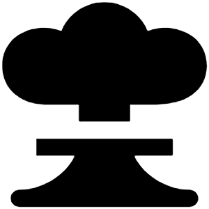 Atomic Bomb Icon from Nova Solid - Free Set