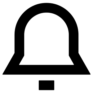 Bell Notification Icon from Sharp Remix - Free Set