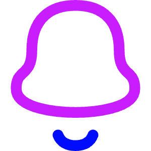 Bell Notification Icon from Flex Neon - Free Set