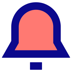 Bell Notification Icon from Sharp Pop - Free Set
