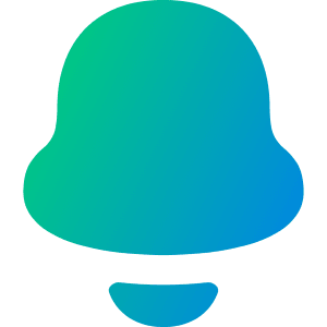 Bell Notification Icon from Flex Gradient - Free Set