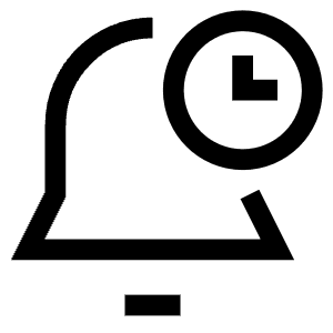 Bell Set Timer Icon from Sharp Line - Free Set