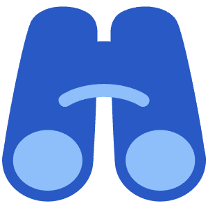 Binoculars Icon from Plump Flat - Free Set