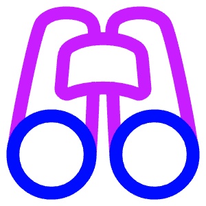 Binoculars Icon from Plump Neon - Free Set