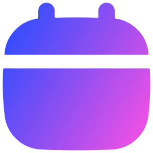 Blank Calendar Icon from Flex Gradient - Free Set