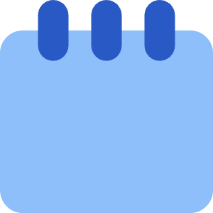 Blank Notepad Icon from Core Flat - Free Set