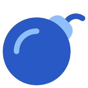 Bomb Icon from Plump Flat - Free Set