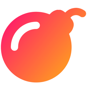 Bomb Icon from Plump Gradient - Free Set