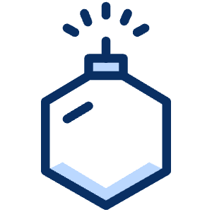 Bomb Icon from Cyber Duotone - Free Set