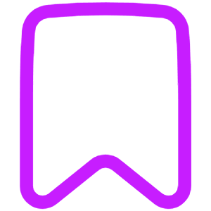Bookmark 1 Icon from Plump Neon - Free Set