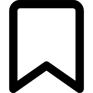 Bookmark 1 Icon from Core Remix - Free Set
