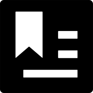 Bookmark Document Icon from Nova Solid - Free Set