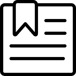Bookmarks Document Icon from Ultimate Light - Free Set